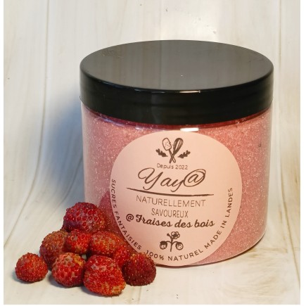 Sucre aromatisé fraises des bois - 200G