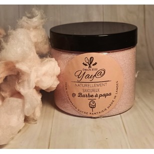 Sucre aromatisé à la barbe à papa-pot de 200G