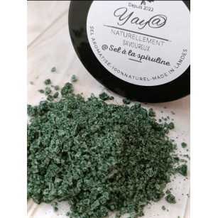 Sel à la spiruline-Pot de 100g