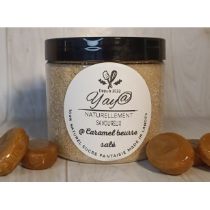 Sucre aromatisé Caramel Beurre Salé 100% Naturel- pot de 200g