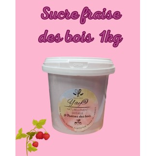 Sucre aromatisé fraises des bois-1kg