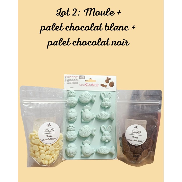 2 Lots Spécial Pâques – Création de Fritures en Chocolat