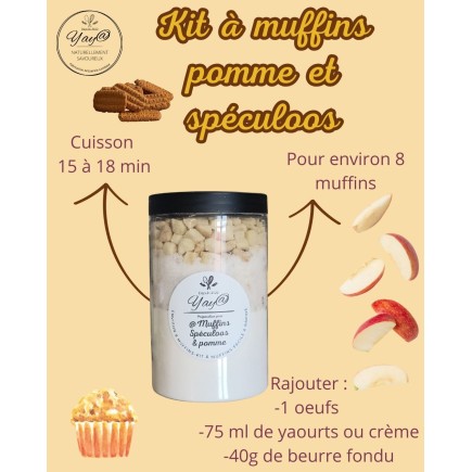 Kit à Muffins Pomme & Spéculoos
