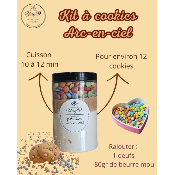 Kit à Cookies Arc-en-Ciel Kit à Cookies Arc-en-Ciel