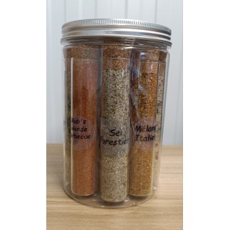 Coffret Spécial Fête des Pères – 8 Fioles de Sels et Épices