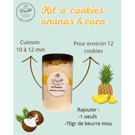 Kit à Cookies Coco & Ananas