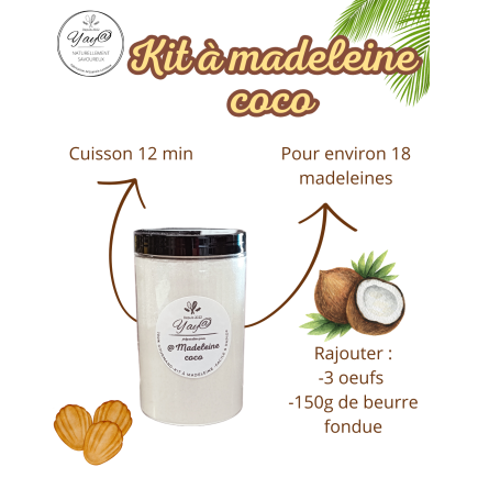 Kit à Madeleines – Coco