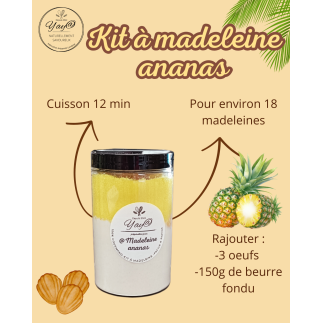 Kit à Madeleines – Ananas