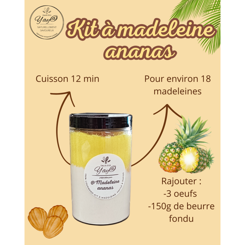 Kit à Madeleines – Ananas Kit à Madeleines – Ananas