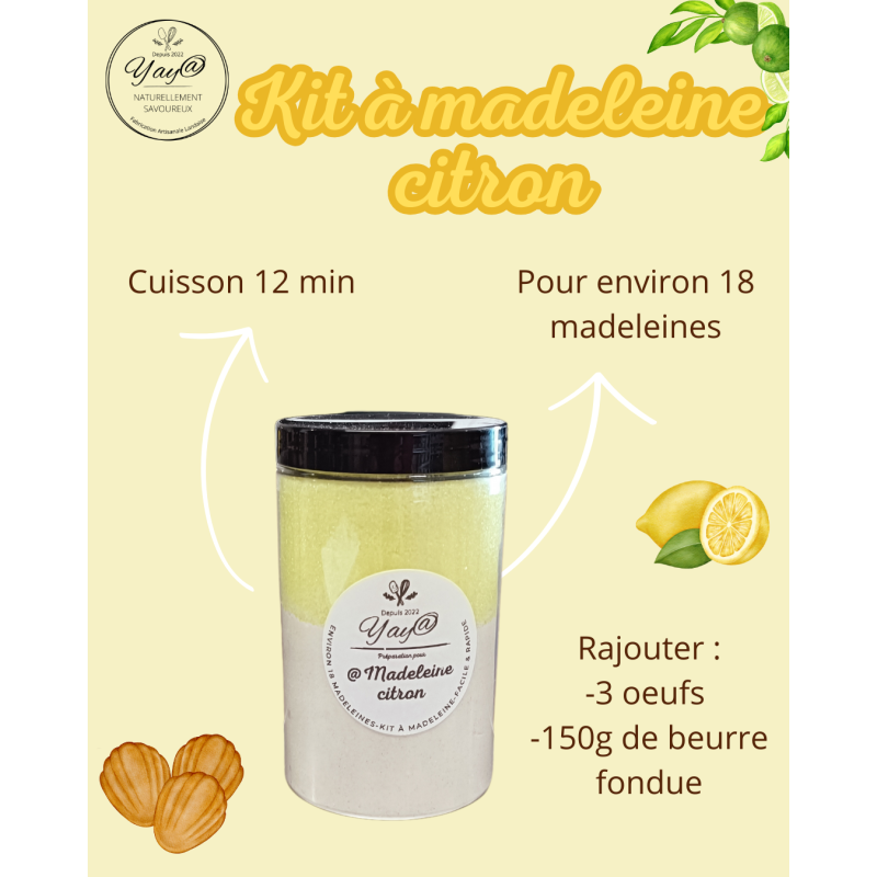 Kit à Madeleines – Citron Kit à Madeleines – Citron