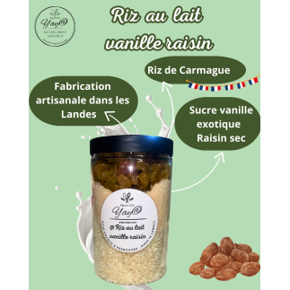 Kit à Riz au Lait-Vanille & Raisins Secs