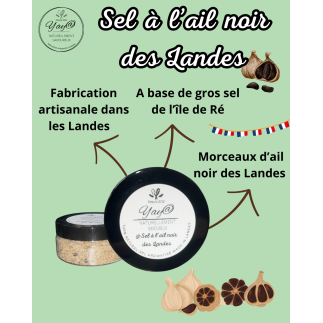 Sel à l’Ail Noir des Landes-100g