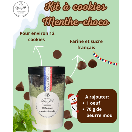Kit à Cookies Menthe & Chocolat