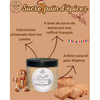 Sucre aromatisé au pain d'épices