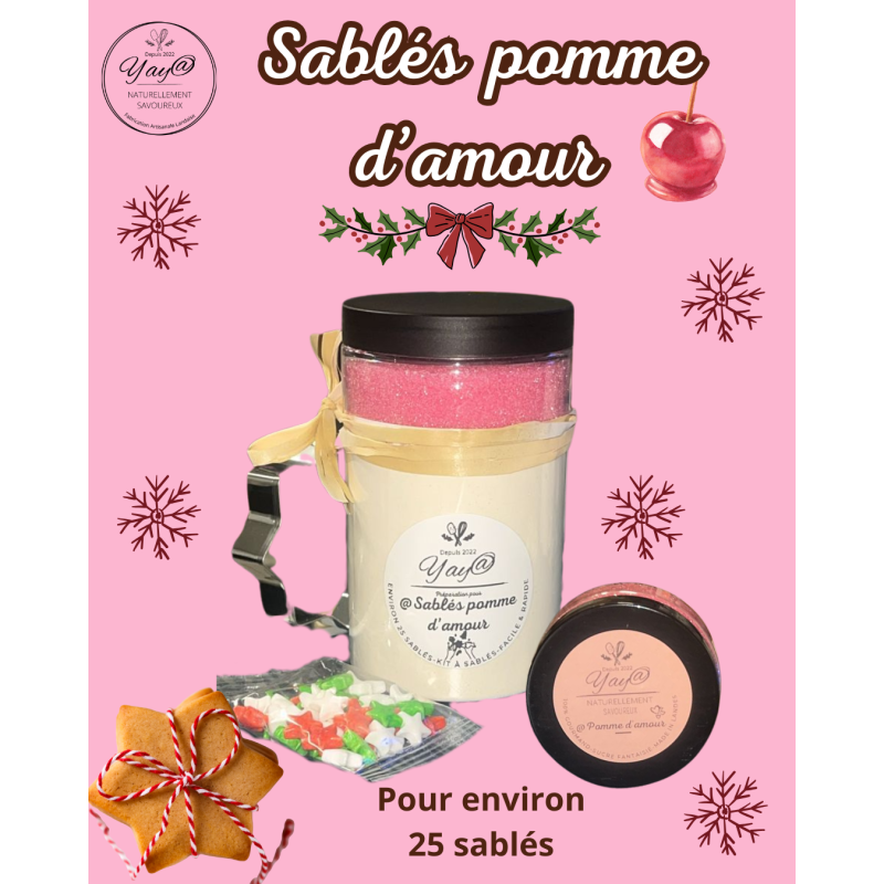 Kit à Sablés de Noël – Sucre Pomme d’Amour