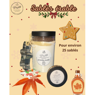 Kit à Sablés de Noël – Sucre à l’Érable