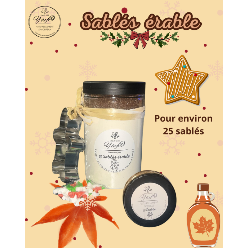 Kit à Sablés de Noël – Sucre à l’Érable