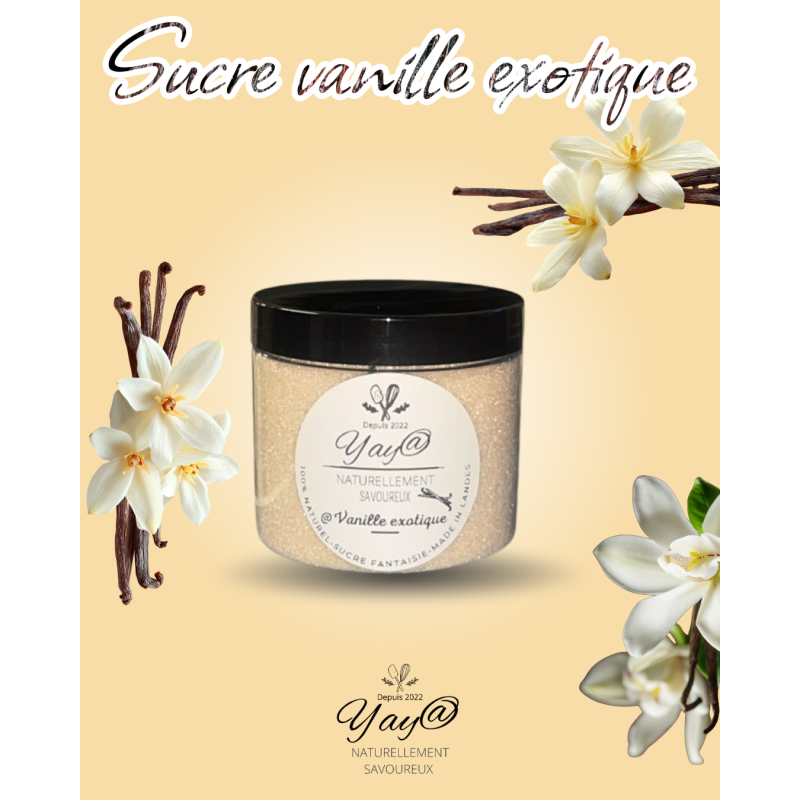 Sucre vanille exotique - 200 g Sucre vanille exotique - 200 g