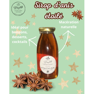 Sirop d’Anis Étoilé NATUREL – 250ML