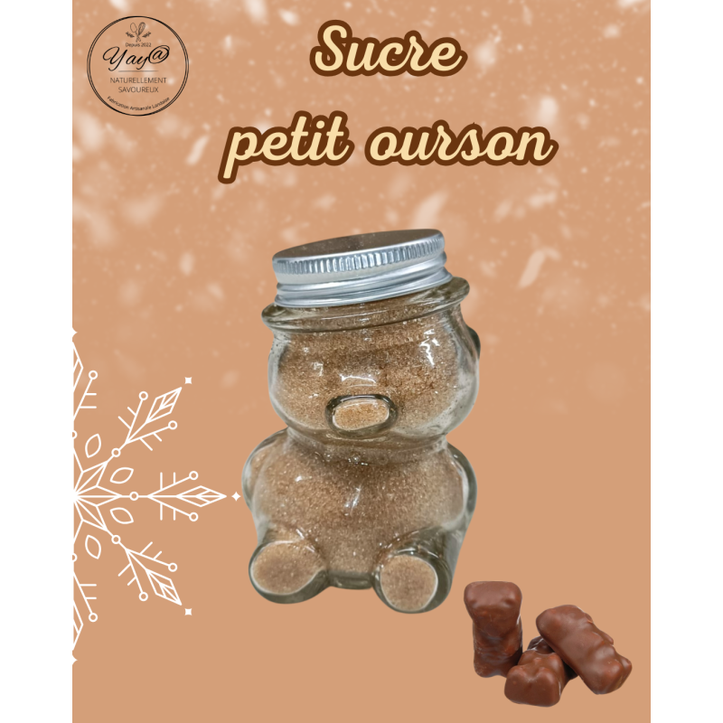Petit Ourson en Verre – Sucre Aromatisé Ourson Guimauve (80 g) Petit Ourson en Verre – Sucre Aromatisé Ourson Guimauve (80 g)