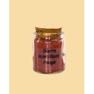 Sucre Scintillant Rouge