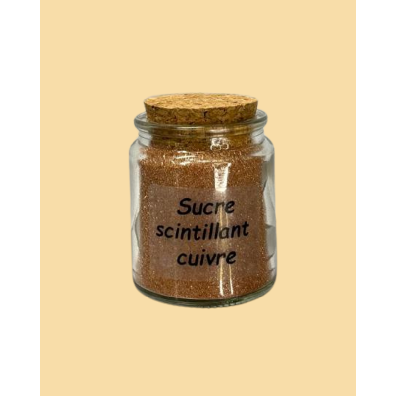 Sucre scintillant Cuivre