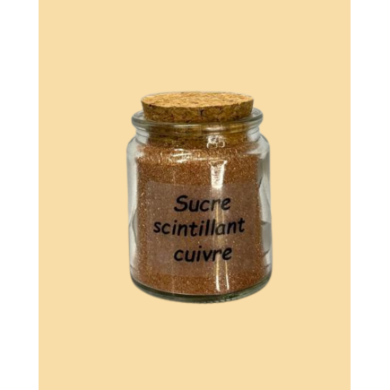 Sucre scintillant Cuivre