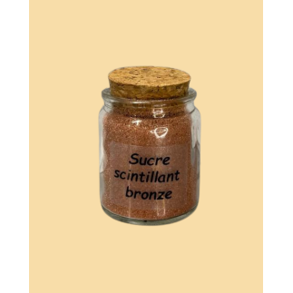 Sucre scintillant bronze