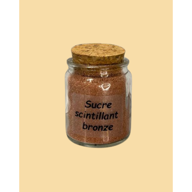 Sucre scintillant bronze