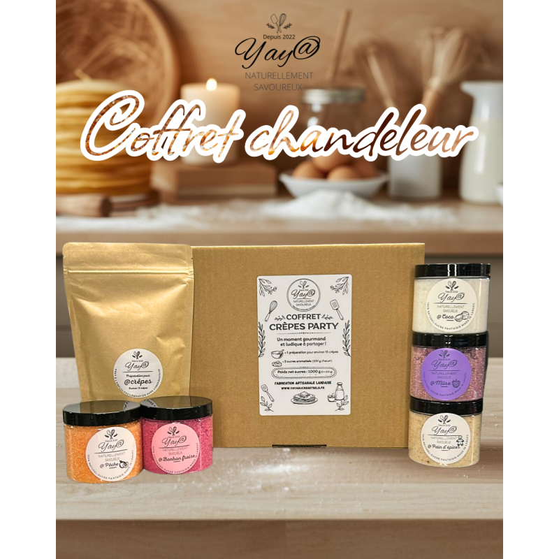 🥞 Coffret Crêpes Party – Coffret gourmand pour crêpes maison