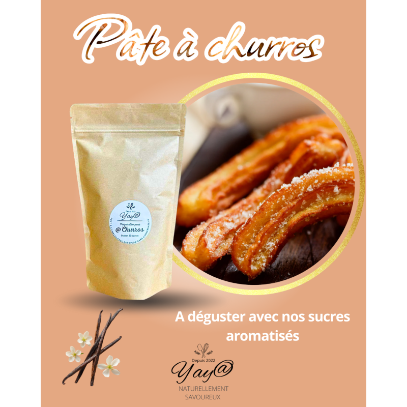 Préparation pour Churros au Sucre aromatisé Vanillé Exotique