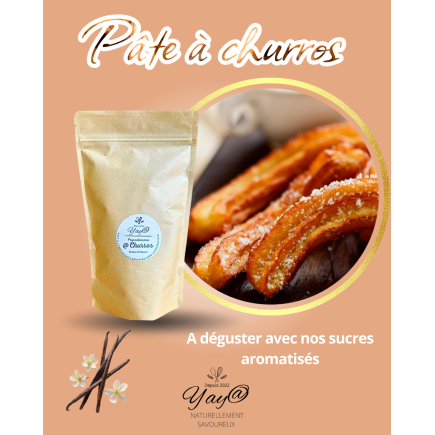 Préparation pour Churros au Sucre aromatisé Vanillé Exotique