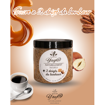 Sucre "A 2 doigts du bonheur" -200G