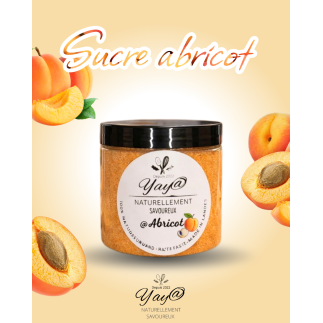 Sucre aromatisé à l'abricot pot de 200Gr