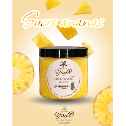 Sucre aromatisé à l'ananas - 200G