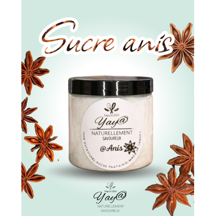 Sucre aromatisé anis-200G