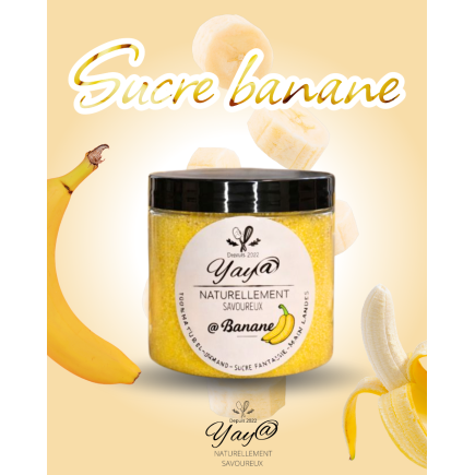 Sucre aromatisé banane - 200gr