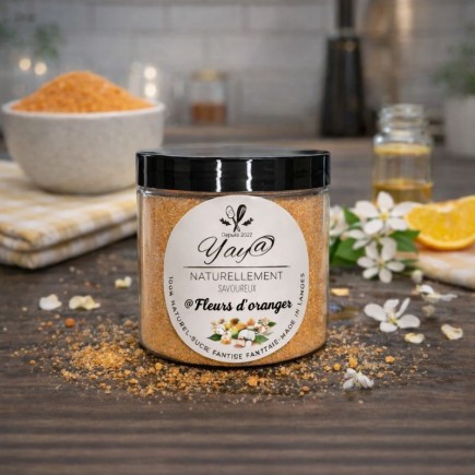 Sucre aromatisé à la fleur d'oranger-200G
