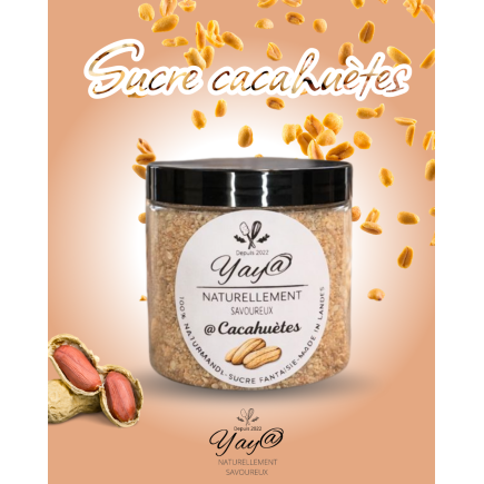 Sucre Aromatisé à la Cacahuète- 200gr