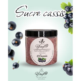 Sucre aromatisé cassis - 200Gr