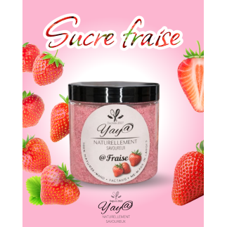 Sucre aromatisé fraise (nouvelle recette)- 200G