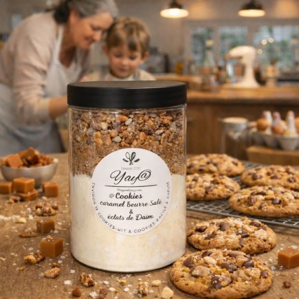 Kit à Cookies – Caramel Beurre Salé & Éclats de Daims®
