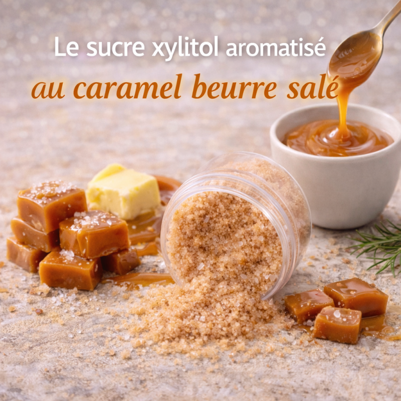 Xylitol aromatisé caramel beurre salé -200GR