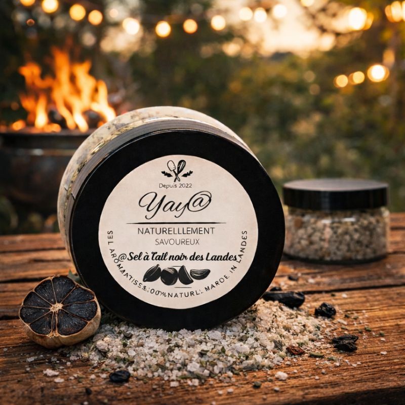 Sel à l’ail noir des Landes