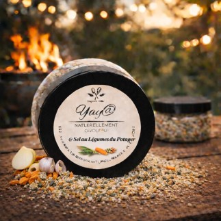 Sel aromatisé aux légumes du potager