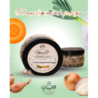 Sel aux légumes du potager