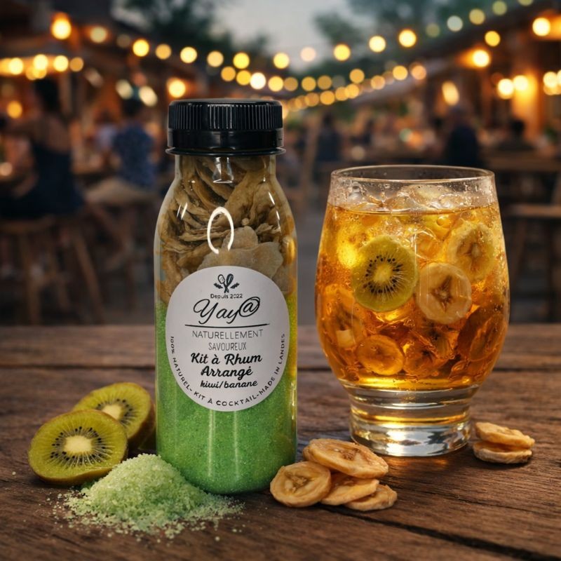 Kit rhum arrangé kiwi/ banane