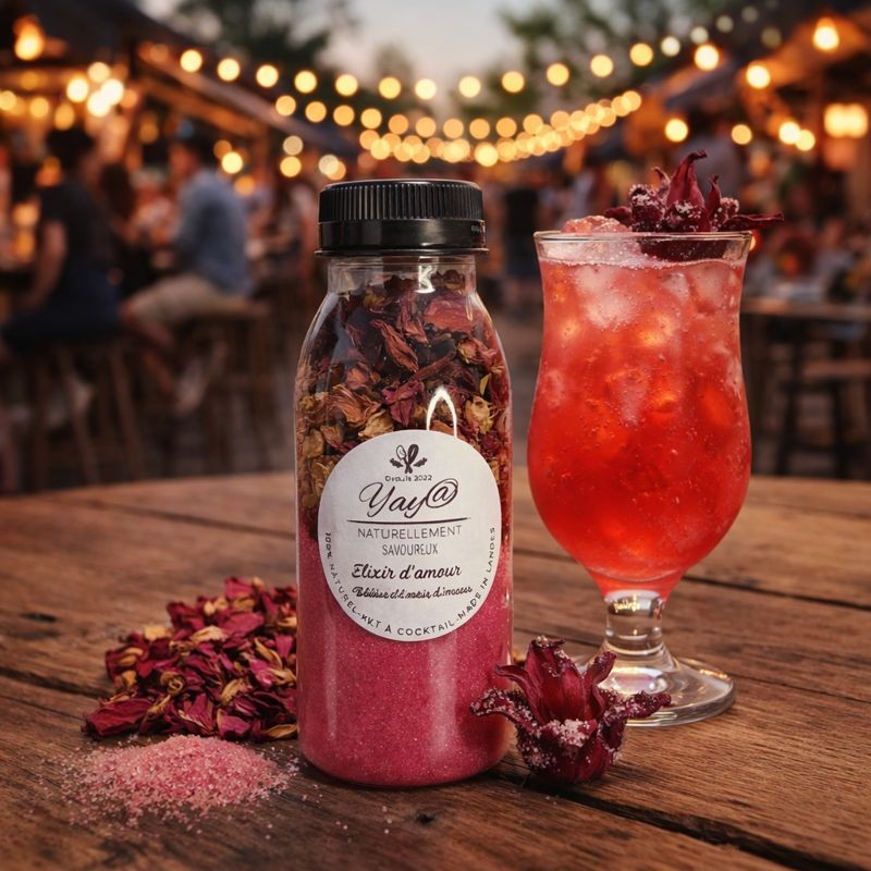 Kit Cocktail Floral Saint-Valentin – Édition Limitée Kit Cocktail Floral Saint-Valentin – Édition Limitée