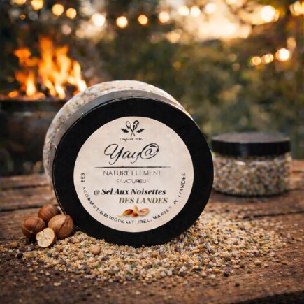 Sel aromatisé aux noisettes des Landes