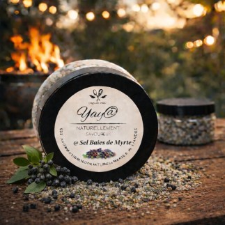 Sel aromatisé aux baies de myrtes de Corse